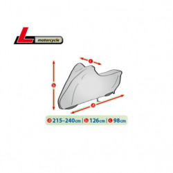 Plachta moto L mobile garage