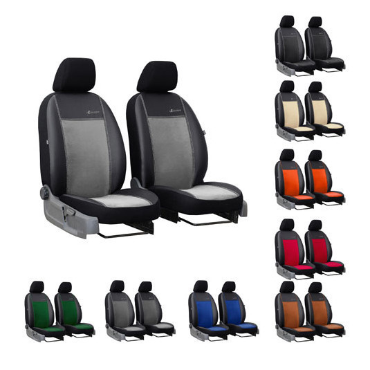 Poťahy pre NISSAN PRIMASTAR 1+1 (2001-2014) Exclusive Alcantara (Alcantara-koža)