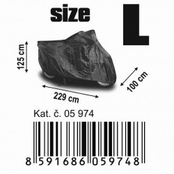 Ochranná plachta na motocykel L 229x100x125cm NYLON