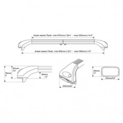 Strešný nosič Seat Altea XL (2007-2009) Ariete