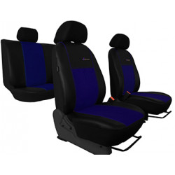 Poťahy pre SUZUKI VITARA (1988-2004) Exclusive Alcantara (Alcantara-koža) modrá (vyp)