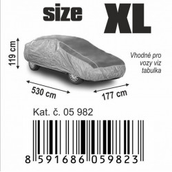Ochranná autoplachta proti krupobitiu XL 533×177×120cm