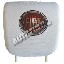 Poťah na hlavovú opierku-biela Fiat 2ks
