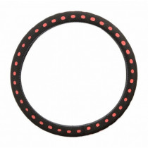 Poťah volantu penový, červený 37-39cm