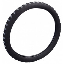 Poťah volantu penovy, šedý 37-39cm