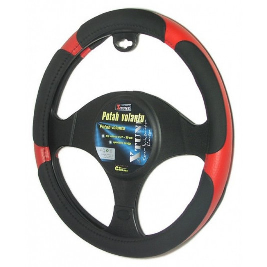Poťah na volant GRIP červený 37-39cm
