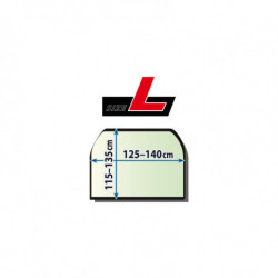 Hygienická plastová clona pre taxíky