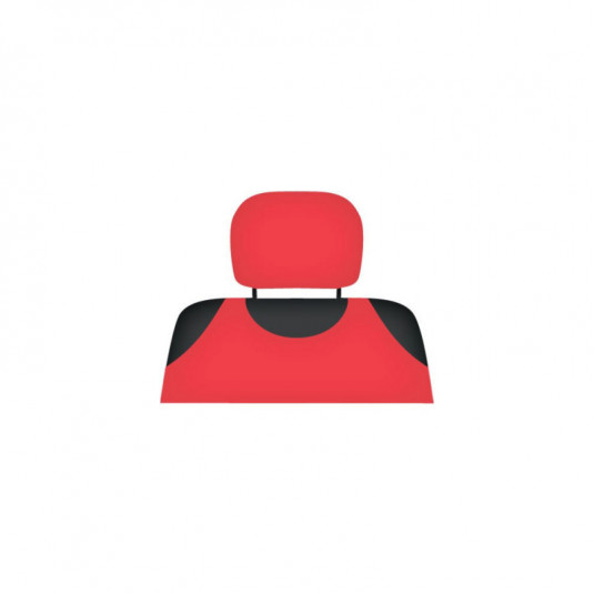 Poťahy na hlavové opierky 2ks červené