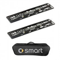 2x podložky ŠPZ  a taška SMART- sada