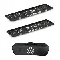 2x podložky ŠPZ  a taška VOLKSWAGEN- sada