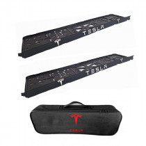 2x podložky ŠPZ  a taška TESLA- sada