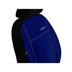 Poťahy pre MERCEDES VITO 2+1 447 (od 2014) Comfort (Alcantara) modrá (vyp)