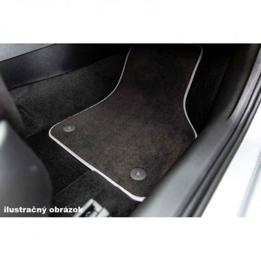 Koberce VOLKSWAGEN Arteon (od 2017) textilné super-obšitie modrá niť (vyp)