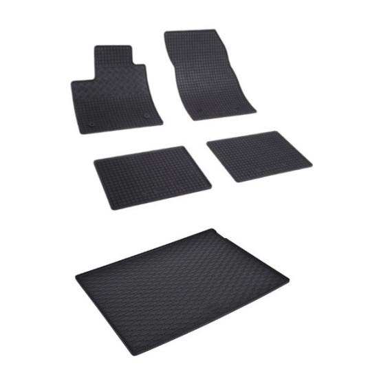 Rohože a vanička pre FORD Focus HB - S PLNOHODNOTNOU REZERVOU (od 2018)