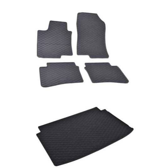 Rohože a vanička pre HYUNDAI Bayon bez medzipodlahy (od 2021)