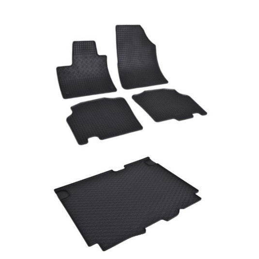 Rohože a vanička pre Mercedes Citan 5miest 2022-