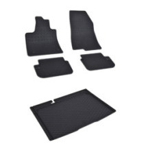 Rohože a vanička pre Dacia Sandero 2021- horná, dolná poloha kufra, aj bez medzipodlahy