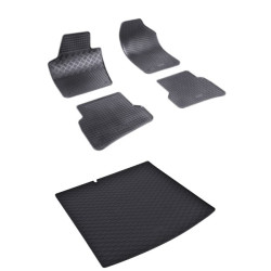 Rohože a vanička pre Škoda Fabia III combi dolná poloha (2014-2021)
