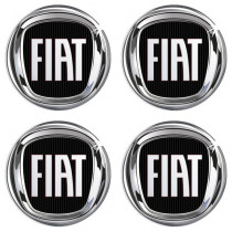 Samolepky živicové 3D FIAT 4ks