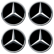 Samolepky živicové 3D MERCEDES 4ks