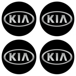 Samolepky živicové 3D KIA 4ks