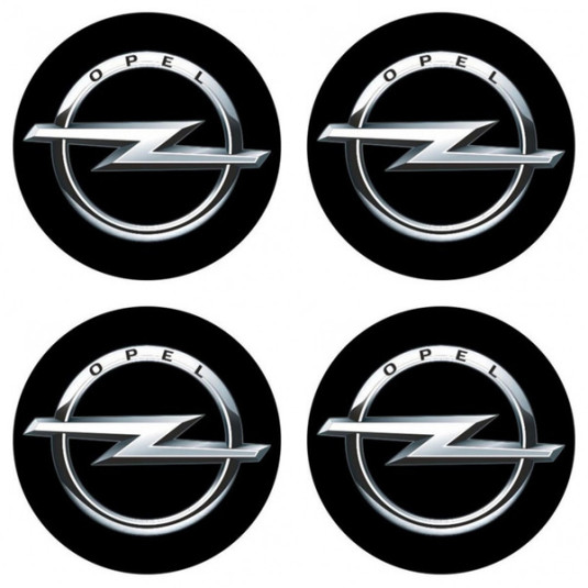 Samolepky živicové 3D OPEL 4ks