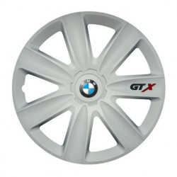 Puklice pre BMW 15 GTX carbon white