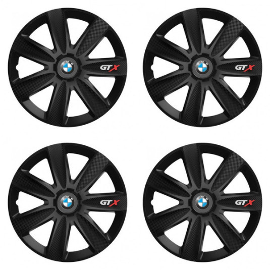 Puklice pre BMW 15 GTX CARBON black