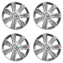 Puklice pre BMW 15 GTX CARBON silver