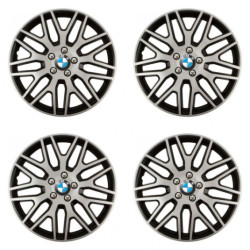 Puklice pre BMW 16 Dakar NC silver and black