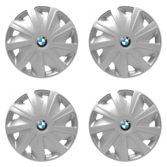 Puklice pre BMW pre dodávky 16 Craft silver