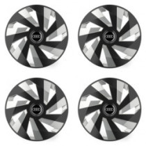 Puklice pre Audi 14 Vector RC black and silver