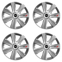 Puklice pre Audi 15 GTX CARBON silver