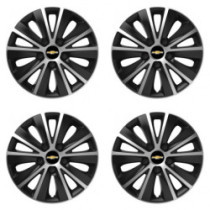 Puklice pre Chevrolet 14 RAPIDE silver and black