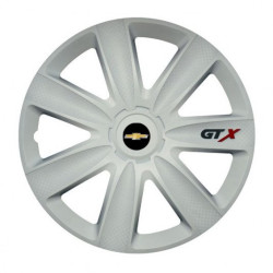 Puklice pre Chevrolet 15 GTX carbon white