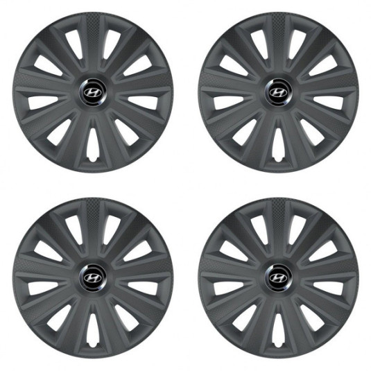 Puklice pre Hyundai 15 Aviator carbon grafite