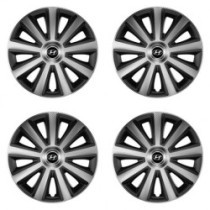 Puklice pre Hyundai 16 Aviator carbon silver&black
