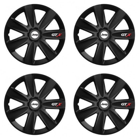 Puklice pre Jeep 15 GTX CARBON black