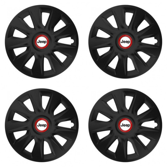 Puklice pre Jeep 15 STRATOS RR black