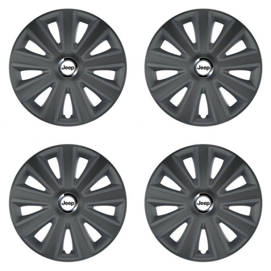 Puklice pre Jeep 16 Aviator carbon RC16 grafite