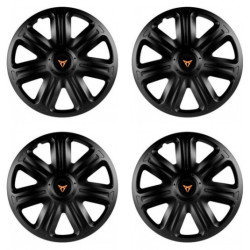 Puklice pre Cupra 15 COMFORT BLACK