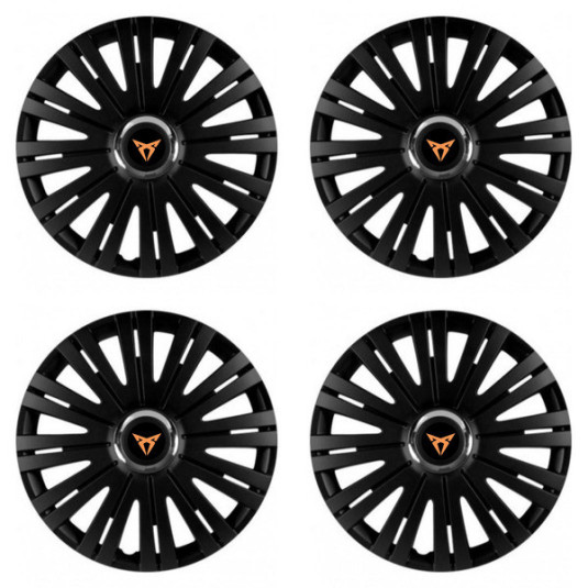 Puklice pre Cupra 15 ACTIVE RC BLACK