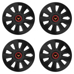 Puklice pre Cupra 16 STRATOS RR black