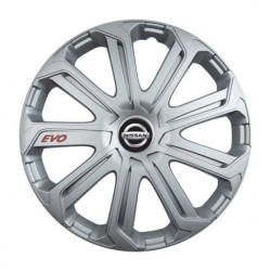 Puklice pre Nissan 15 Evo silver
