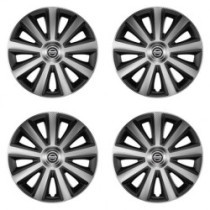 Puklice pre Nissan 15 Aviator carbon silver&black