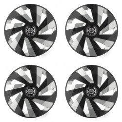 Puklice pre Nissan 15 Vector RC black and silver