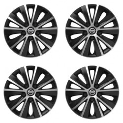 Puklice pre Nissan 15 RAPIDE silver and black