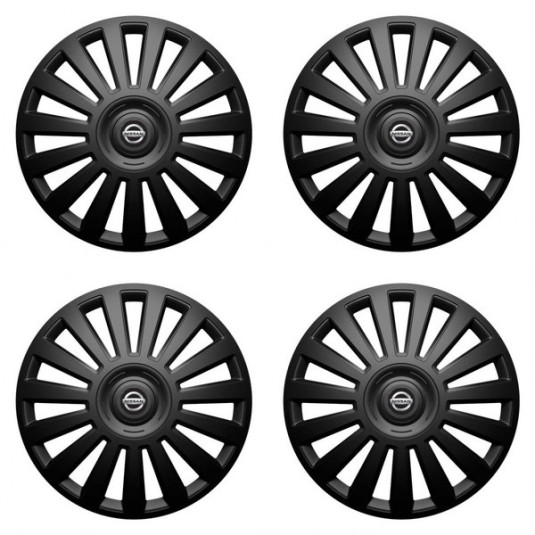 Puklice pre Nissan 16 Luxury black