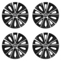 Puklice pre Nissan 16 RAPIDE silver and black