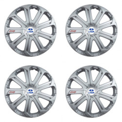 Puklice pre Lada 14 Evo silver